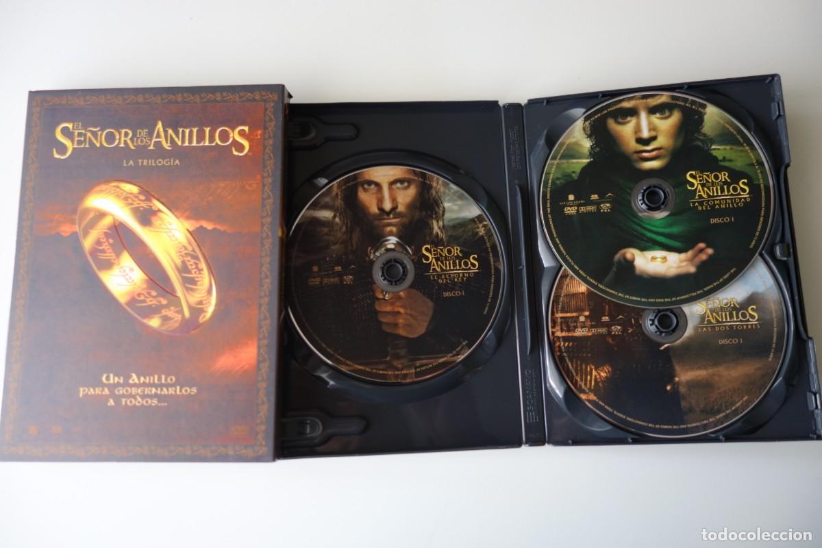 Cine: EL SE&Ntilde;OR DE LOS ANILLOS: LA TRILOG&Iacute;A. 3 DVD's. FUNDA CART&Oacute;N