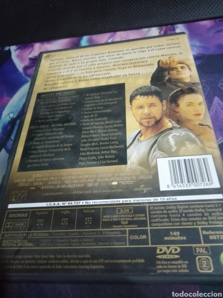 Cine: Gladiator Ed 2 dvd - 10 - Foto 2