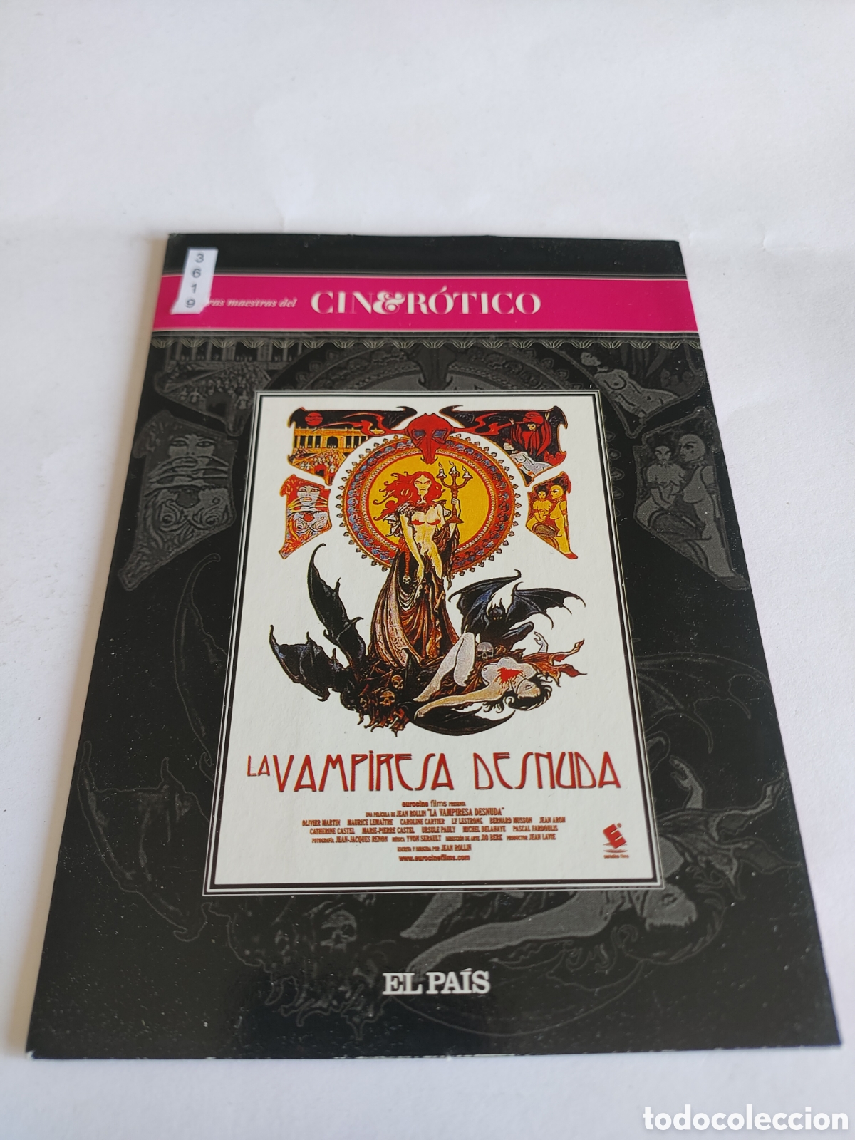 Cin&eacute;ma: CTN3619 la vampira desnuda DVD EDICION CARTON