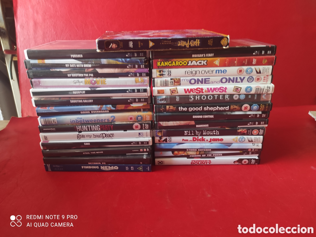 Cine: Lote de 29 DVD de pel&iacute;culas. Hablaba en ingl&eacute;s