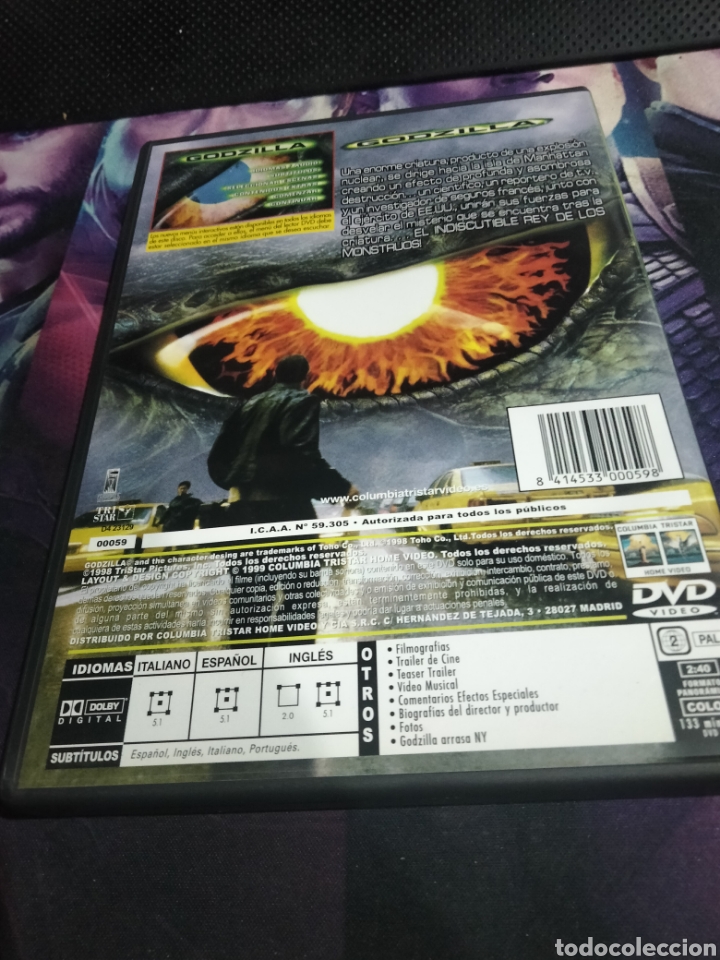 Cine: Godzilla dvd ------ 149 - Foto 2