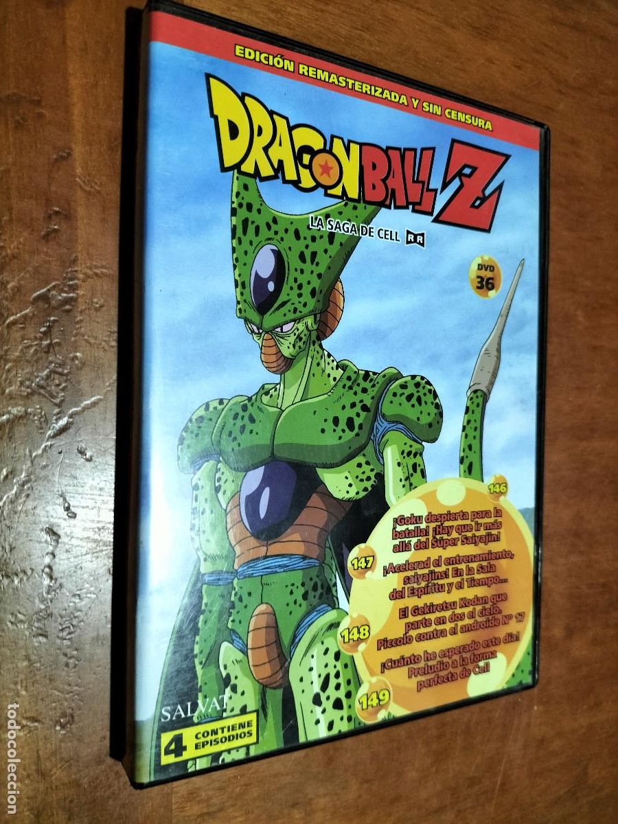 Cinema: DRAGON BALL Z. DVD 36. ANIMACI&Oacute;N. BUEN ESTADO. REMASTERIZADA. SIN CENSURA.