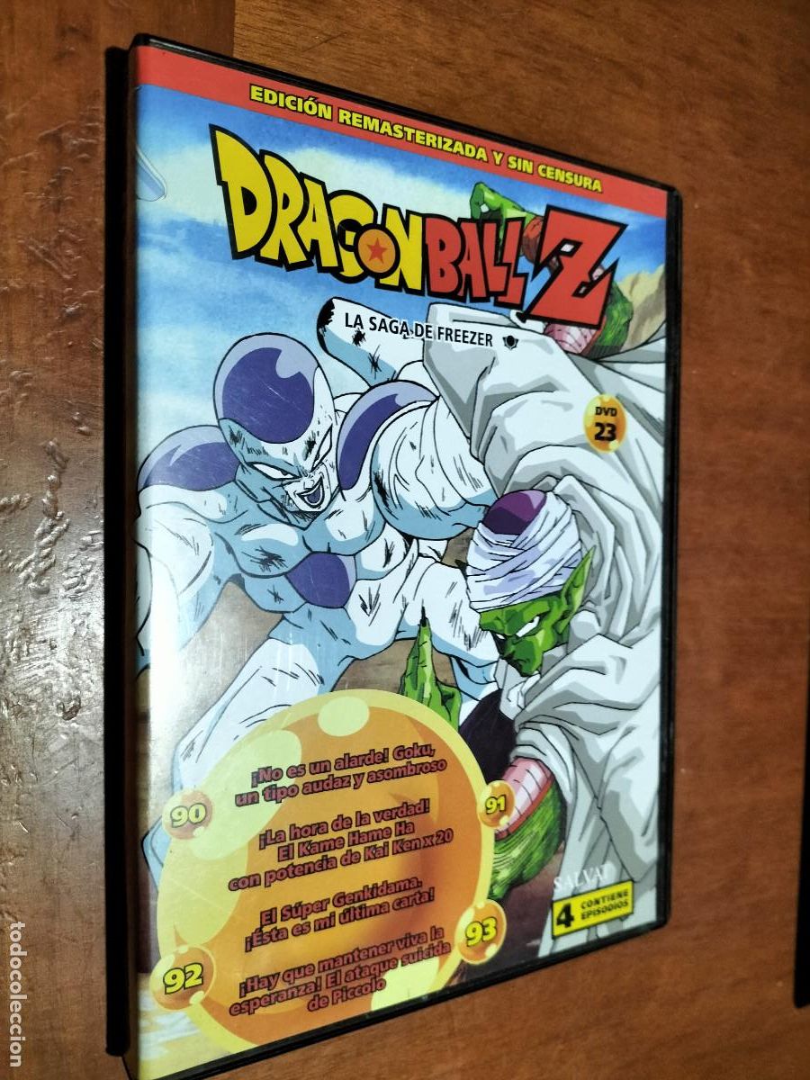 Cin&eacute;ma: DRAGON BALL Z. DVD 23. ANIMACI&Oacute;N. BUEN ESTADO. REMASTERIZADA. SIN CENSURA.