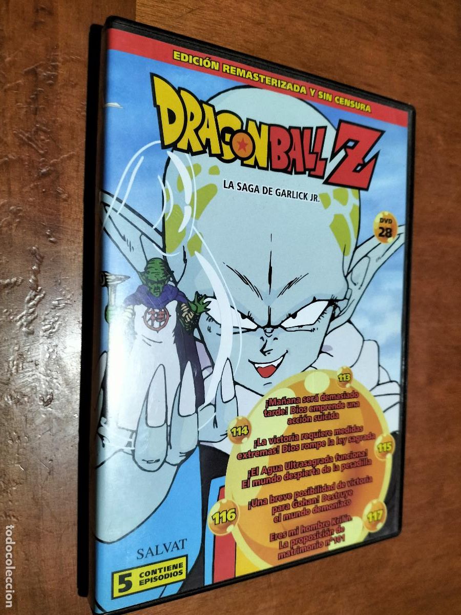 Kino: DRAGON BALL Z. DVD 28. ANIMACI&Oacute;N. BUEN ESTADO. REMASTERIZADA. SIN CENSURA.