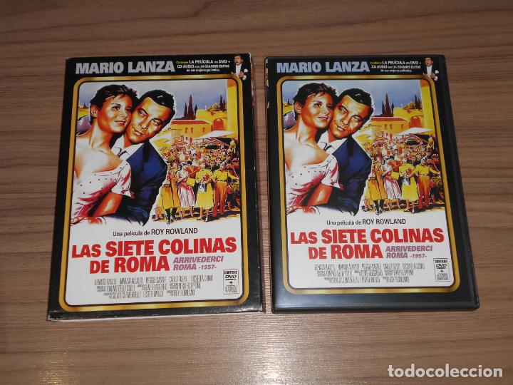 Cinema: LAS SIETE COLINAS DE ROMA Edicion Especial DVD + CD Mario Lanza DISCOS Como NUEVOS