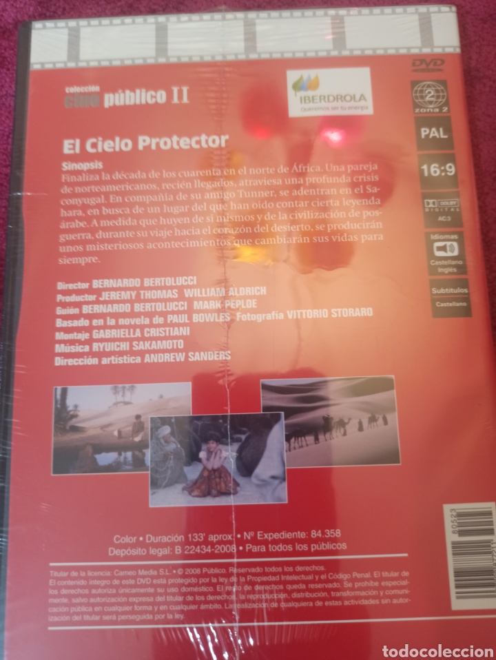 Cine: El Cielo Protector DVD Bertolucci - Foto 2
