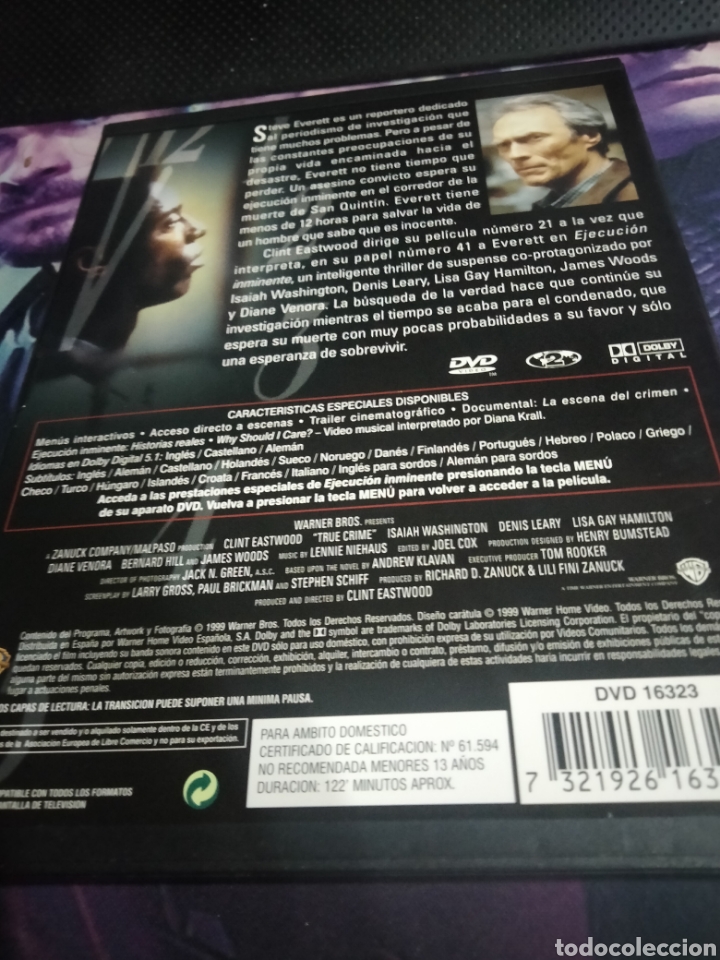 Cine: Ejecuci&oacute;n inminente dvd - Foto 2