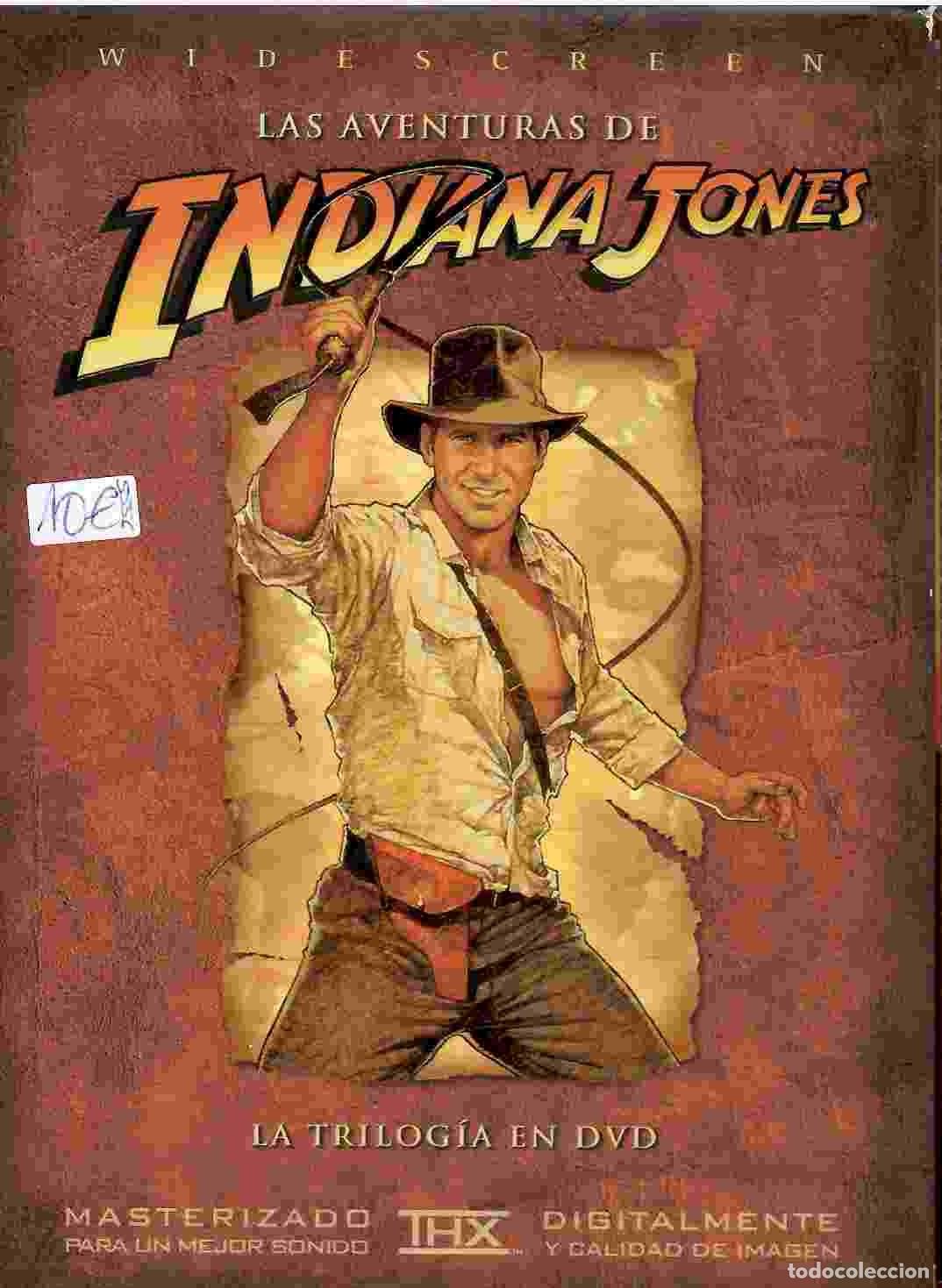 Cine: Indiana Jones: Las aventuras. Pack (En busca del arca perdida, El templo maldito, Y la &uacute;ltima cruzad
