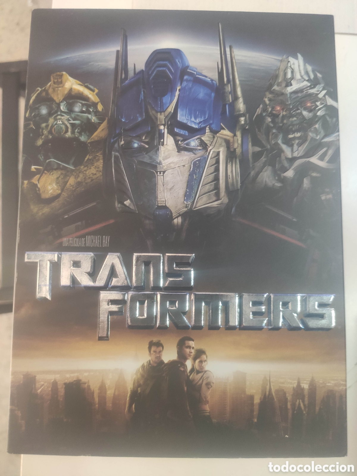 Cine: DVD TRANSFORMERS. MICHAEL BAY CON FUNDA - Foto 1