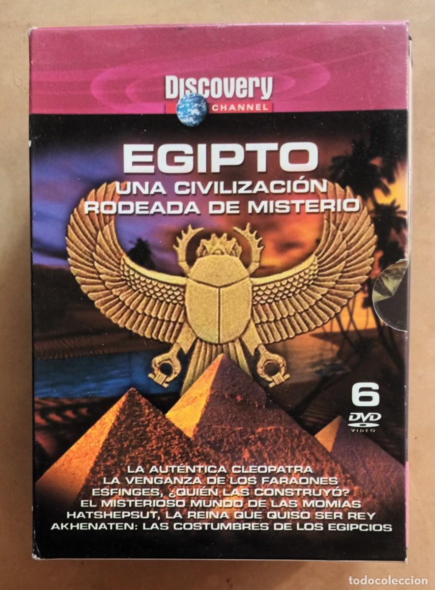 Cine: 6 DVD EN ESTUCHE - EGIPTO, UNA CIVILIZACION RODEADA DE MISTERIO - DISCOVERY CHANNEL