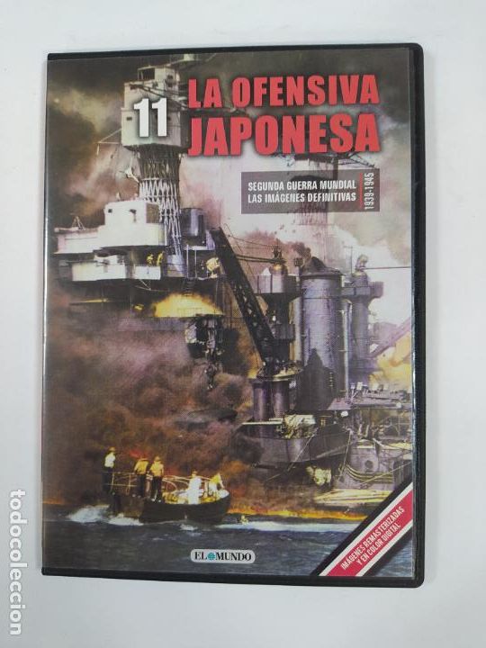 Cinema: SEGUNDA GUERRA MUNDIAL LAS IM&Aacute;GENES DEFINITIVAS N&ordm; 11. LA OFENSIVA JAPONESA. DVD TDKV132