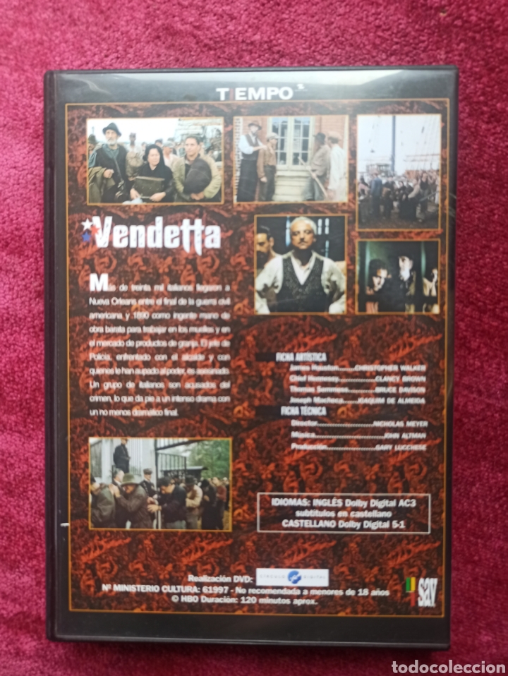 Cine: Vendetta DVD Cristopher Walken HBO - Foto 2