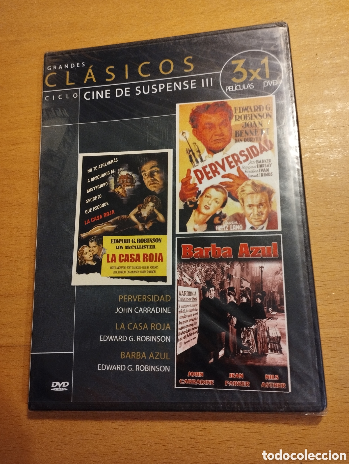 Cine: PERVERSIDAD / LA CASA ROJA / BARBA AZUL (DVD PRECINTADO)