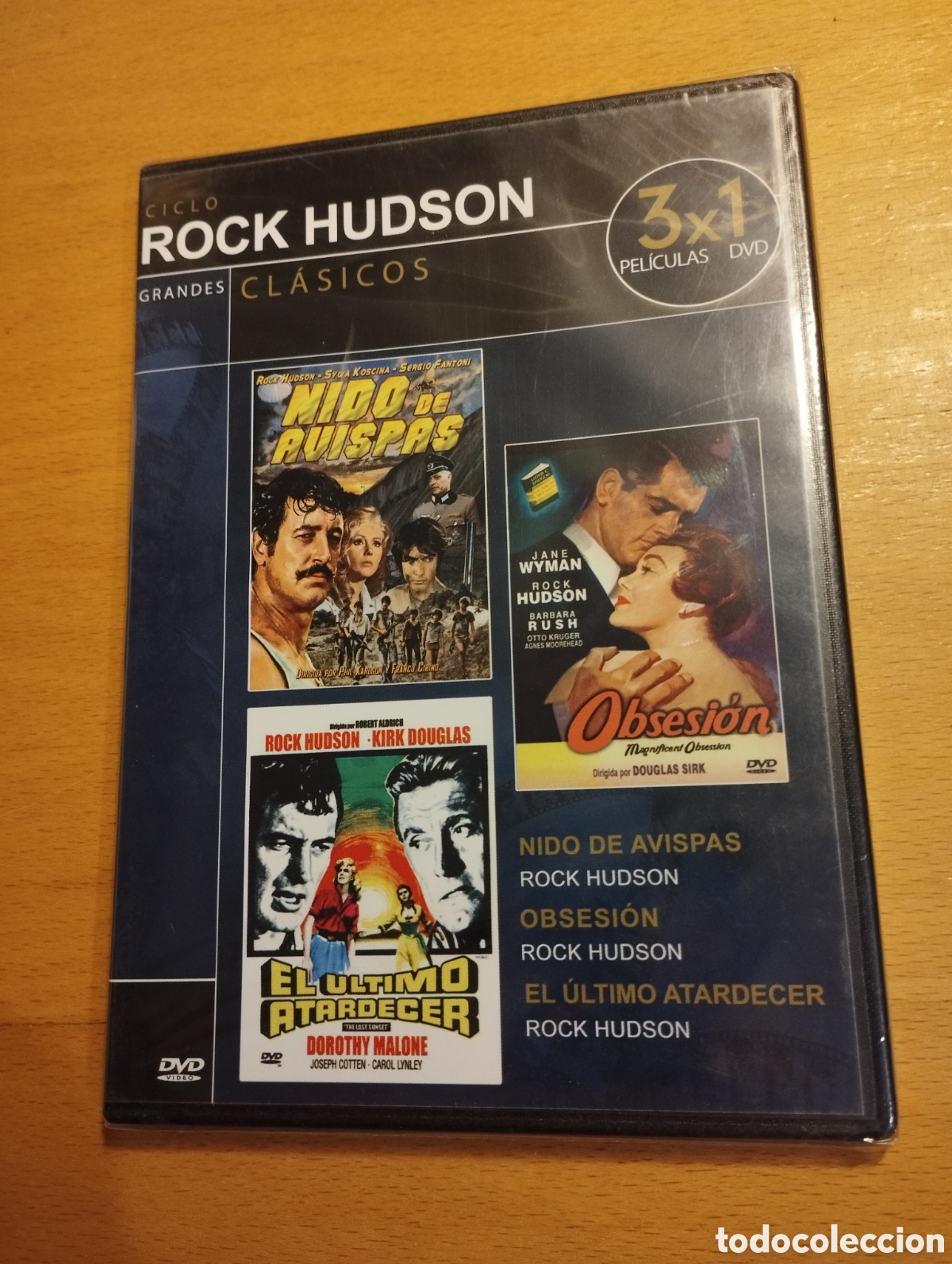 Cinema: NIDO DE AVISPAS / OBSESI&Oacute;N / EL &Uacute;LTIMO ATARDECER (DVD PRECINTADO)