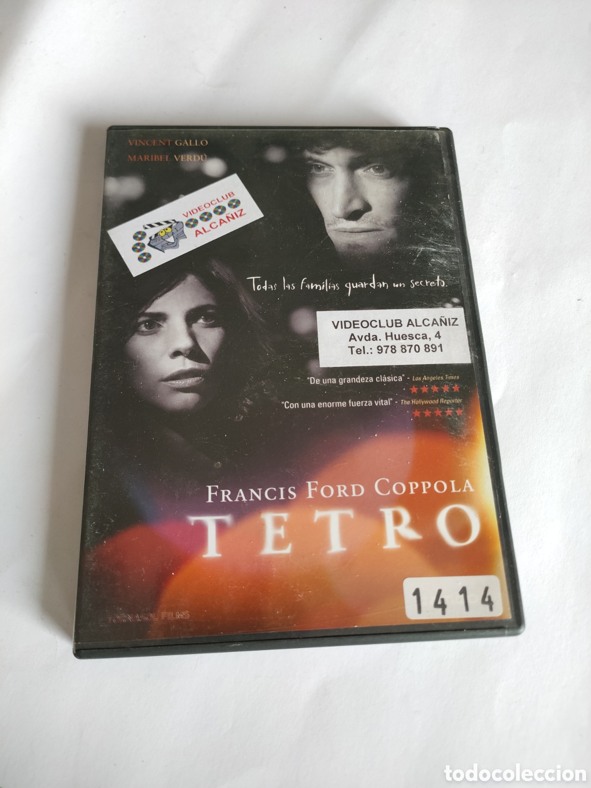 Cinema: V102 tetro DVD PROCEDENTE DE VIDEOCLUB