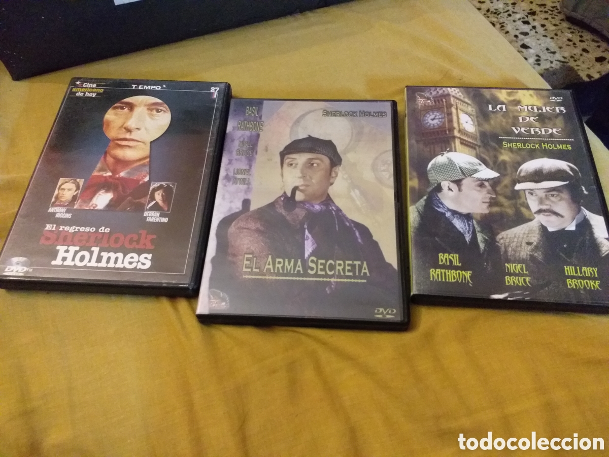 Cine: 3 dvds Sherlock holmes - Foto 1