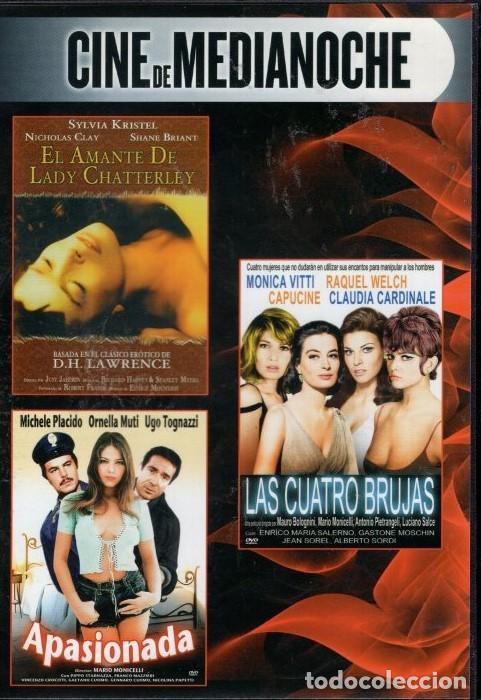 Cine: 3 X 1- EL AMANTE DE LADY CHATERLY DVD +LAS 4 BRUJAS +APASIONADA- TRES HISTORIAS PARA ENTRAR EN CALOR