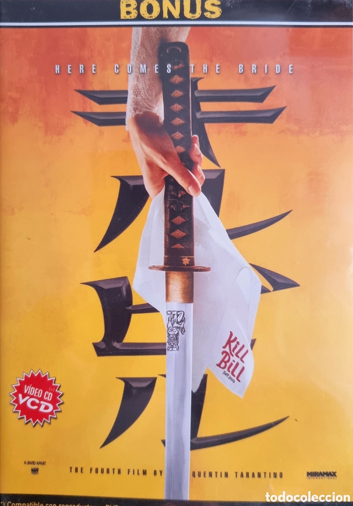 Cinema: KILL BILL VOLUME 1 HERE COMES THE BRIDE VIDEO CD VCD CINEMANIA