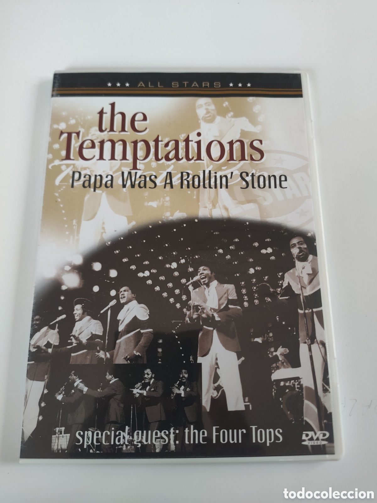Cin&eacute;ma: DVS29 the temptations pap&aacute; was a rollin'stone DVD TAPA FINA