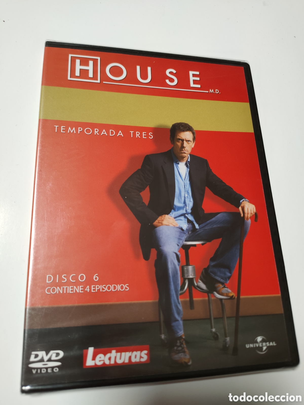 Cinema: TF4 House temp.3 disco 6 DVD TAPA FINA NUEVO PRECINTADO