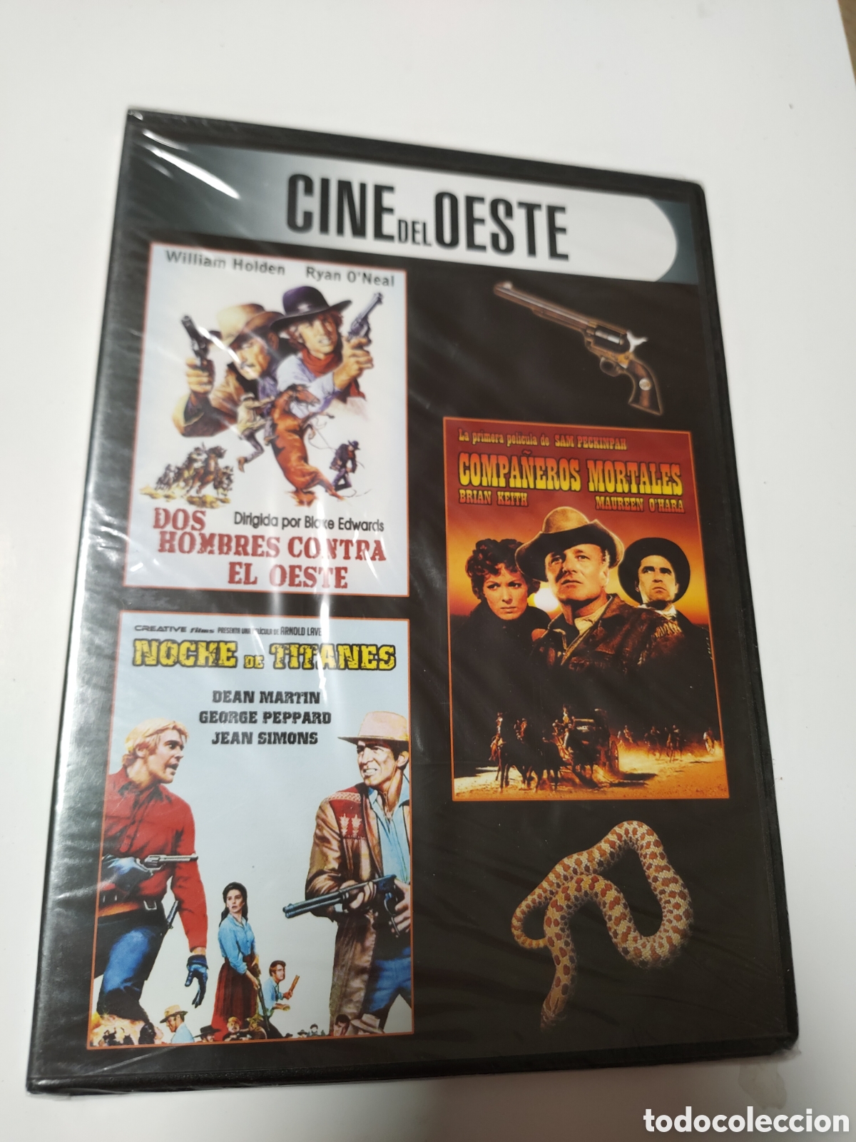 Cinema: TF3 pack dos hombres contra el oeste / compa&ntilde;eros mortales DVD TAPA FINA NUEVO PRECINTADO