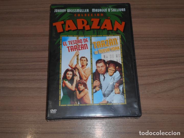 Cine: EL TESORO deTARZAN y TARZAN en NUEVA YORK DVD Johnny Weissmuller NUEVA PRECINTADA