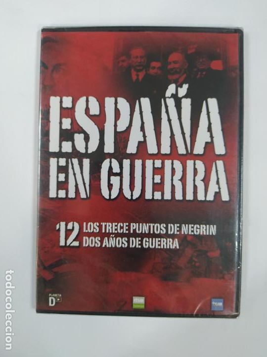 Cine: ESPA&Ntilde;A EN GUERRA N&ordm; 12. LOS 13 PUNTOS DE NEGRIN.DVD. TDKV134