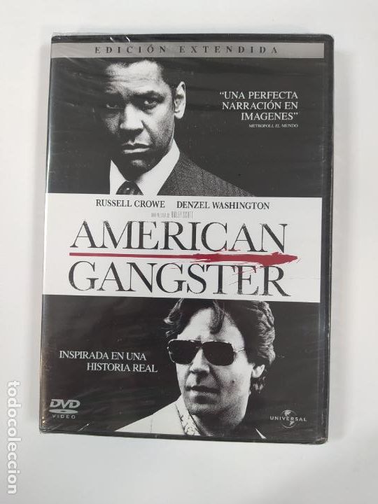 Cine: AMERICAN GANGSTER. RUSSELL CROWE. DVD. TDKV135