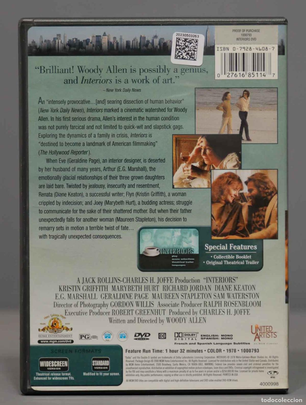 Cine: DVD. Interiors. 2000 - Foto 2