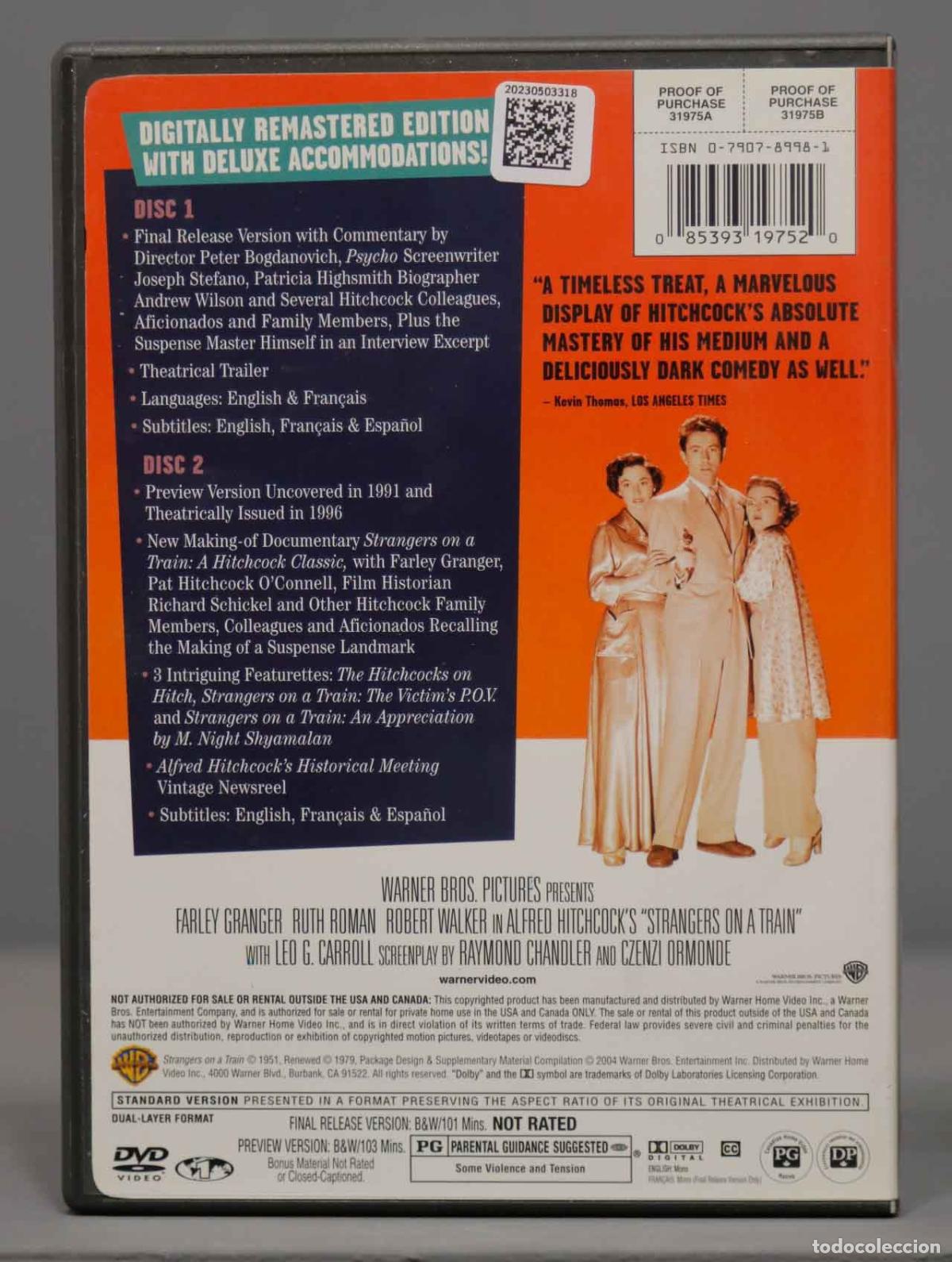 Cine: DVD. Strangers on a Train - Foto 2