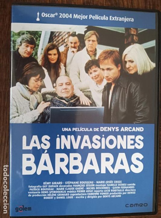 Cine: LAS INVASIONES BARBARAS DE DENYS ARCAND. DVD CINE EUROPEO.