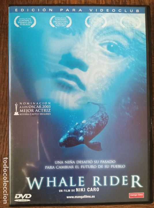 Cine: WHALE RIDER DE NIKI CARO. DVD CINE.