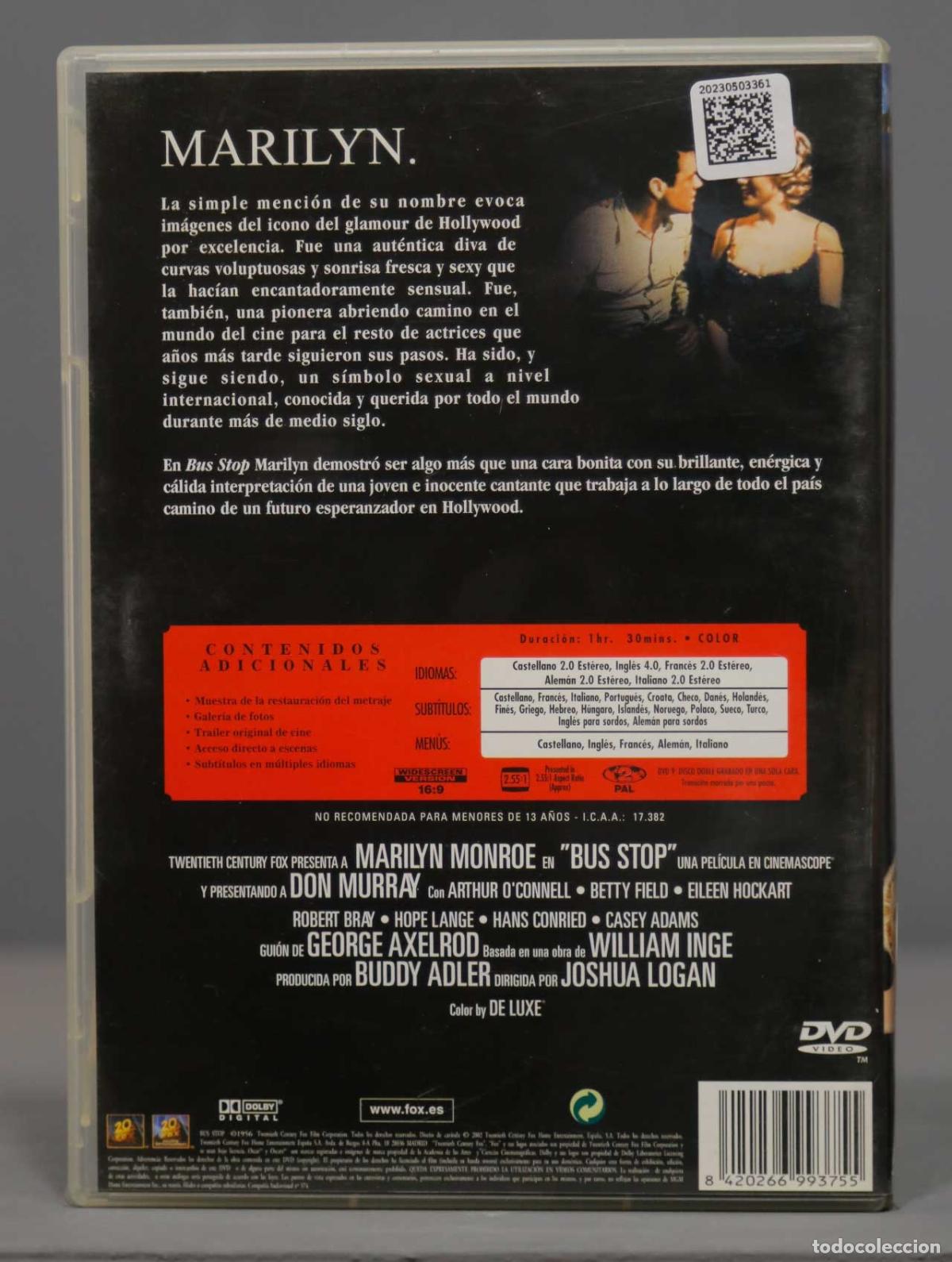 Cine: DVD. Bus Stop. MONROE - Foto 2