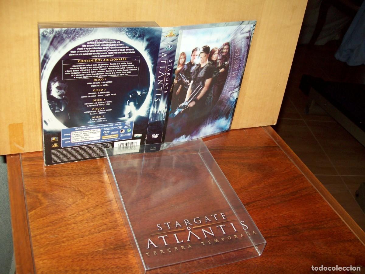 Cine: PACK STARGATE - ATLANTIS - TERCERA TEMPORADA DVD - 5 DVDS ESTUCHE DE PLASTICO CON LIBRETO