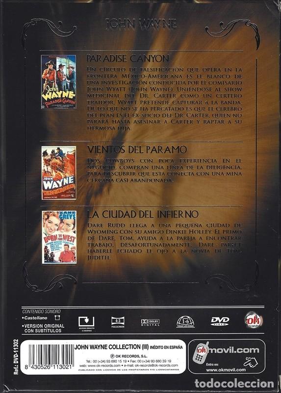 Cine: JOHN WAYNE THE COLLECTION (3 DVD) - Foto 2