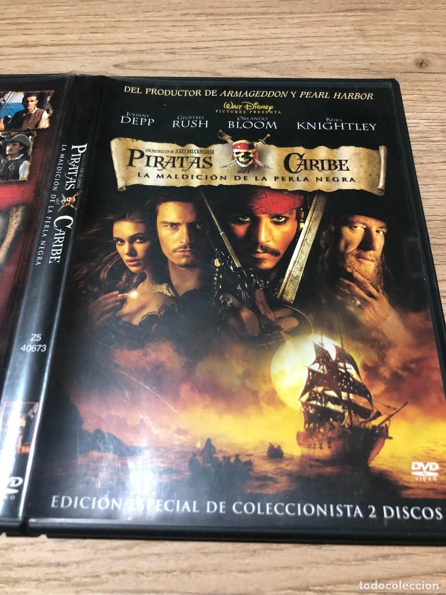 Cine: Pel&iacute;cula DVD Piratas del Caribe - La maldici&oacute;n de la perla negra - Walt Disney