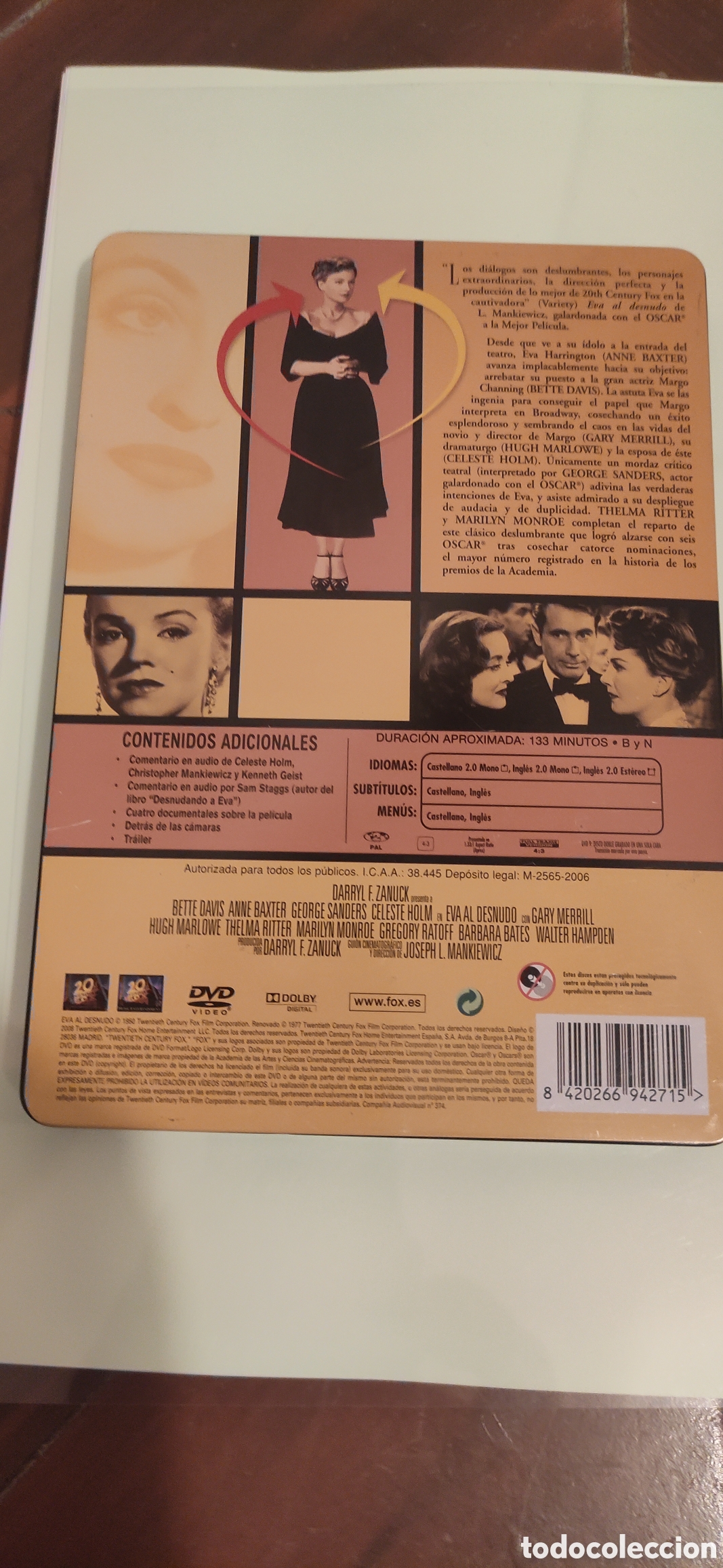 Cine: Eva al Desnudo - 2 DVD - Foto 2