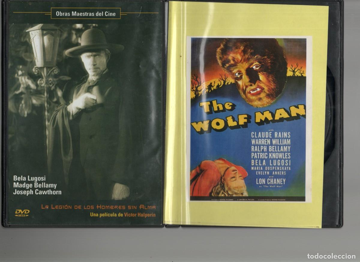 Cine: DVD - 2X1 - LA LEGION DE LOS HOMBRES SIN ALMA / EL HOMBRE LOBO / CHANEY - TERROR - LEER DESCRIPCION