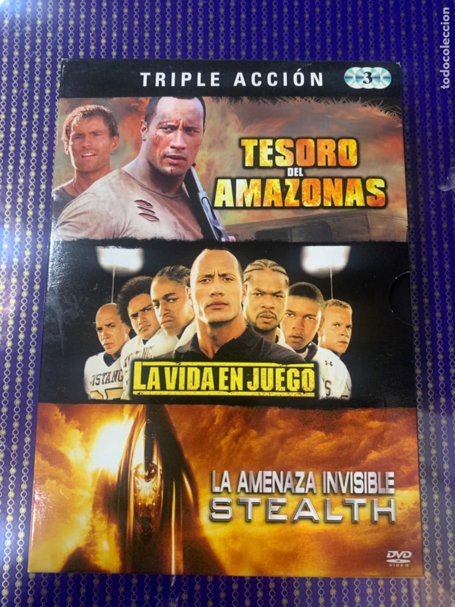 Cinema: Triple Acci&oacute;n: Tesoro del Amazonas/La Amenaza Invisible/ La vida en juego