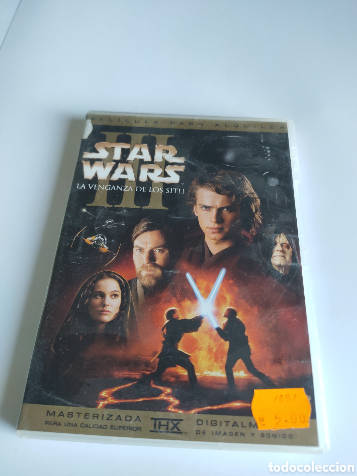 Cine: V88 star wars III la venganza de los sith DVD PROCEDENTE DE VIDEOCLUB