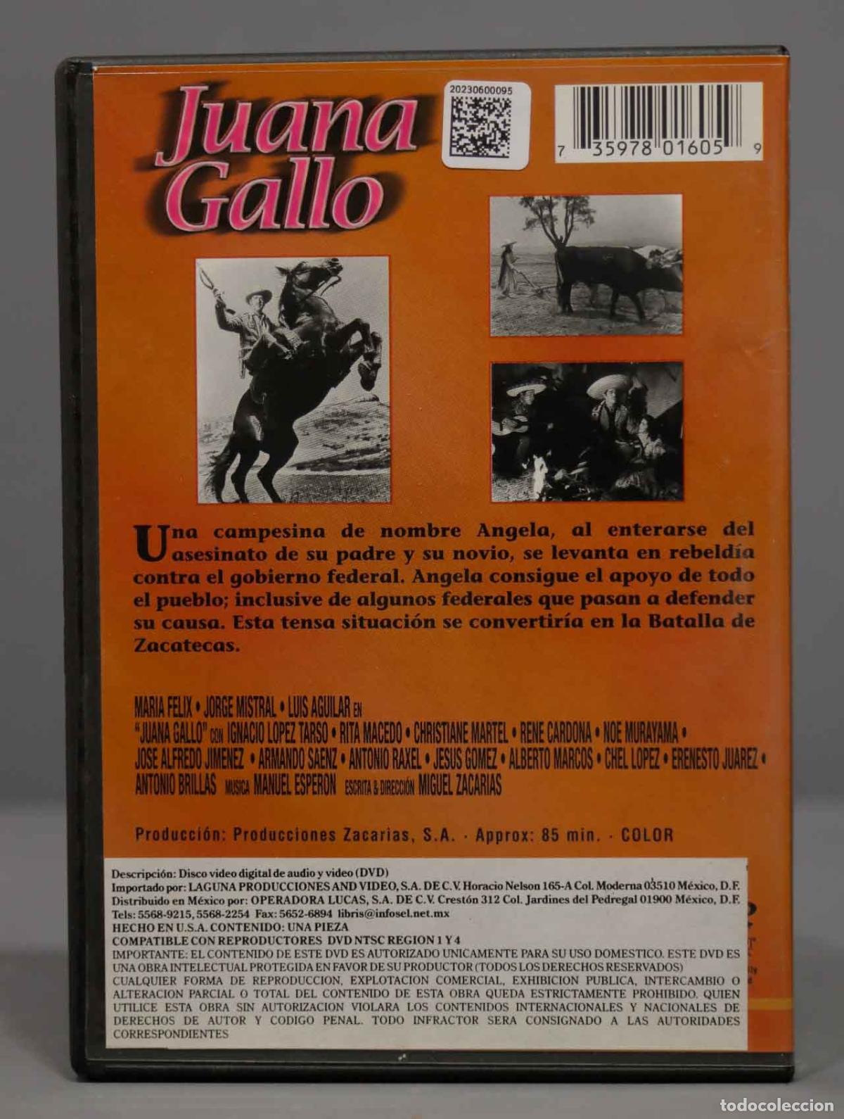 Cine: DVD. JUANA GALLO - Foto 2