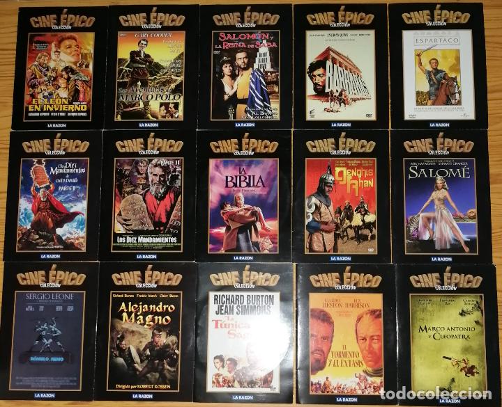 Cine: 15 DVD. COLECCI&Oacute;N CINE &Eacute;PICO / La Raz&oacute;n (14 pel&iacute;culas). - 2006