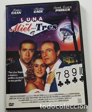 Cine: LUNA DE MIEL PARA TRES DVD PEL&Iacute;CULA SUSPENSE ROM&Aacute;NTICA NICO CAGE JESSICA PARKER JAMES CAAN LAS VEGAS