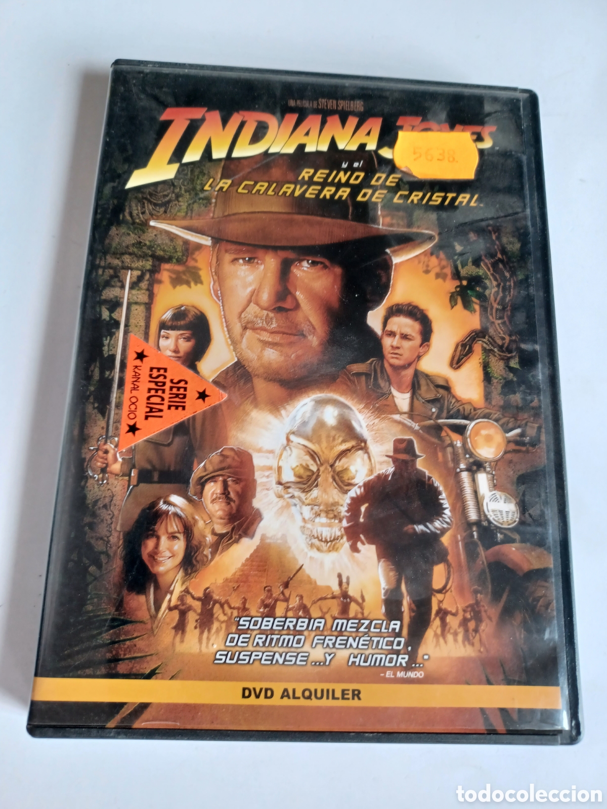 Cin&eacute;ma: V109 India jones Y el reino de la calavera de Cristal - DVD PROCEDENTE VIDEOCLUB