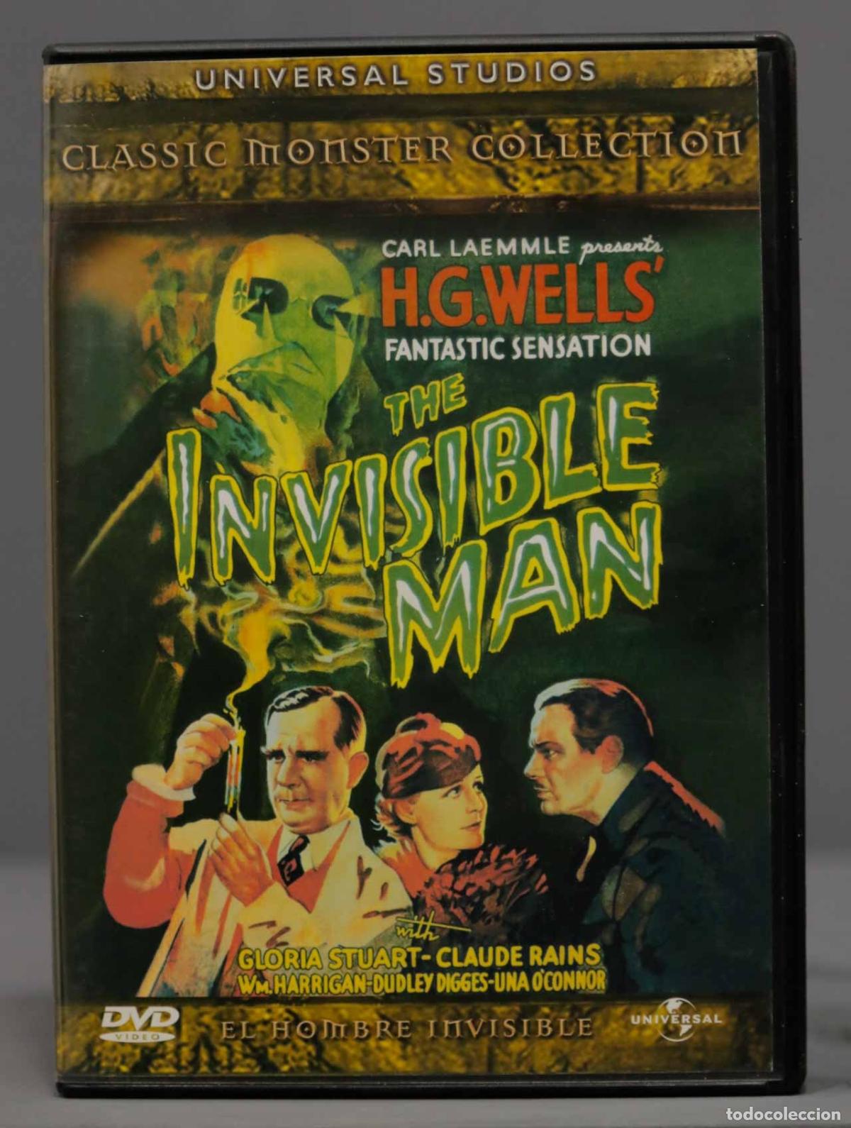 Cine: DVD. THE INSIVIBLE MANDVD. RHE INVISIBLE MAN. RAINS