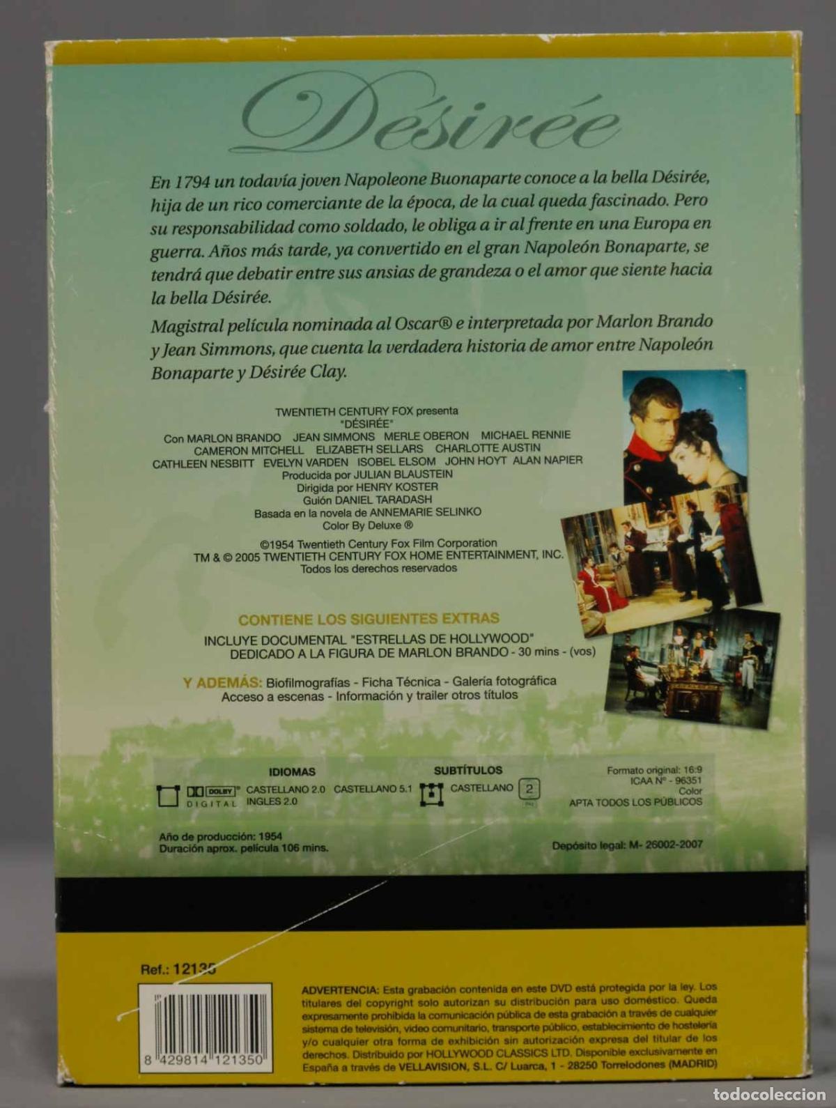 Cine: DVD. DESIREE - Foto 2