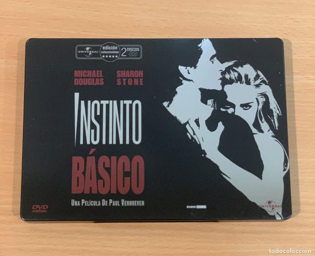 Cinema: DVD STEELBOOK CAJA MET&Aacute;LICA 2 DISCOS CINE THRILLER ER&Oacute;TICO - INSTINTO B&Aacute;SICO (1992)