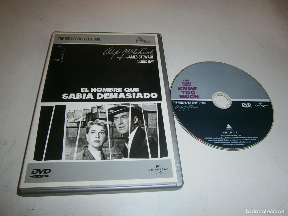Cine: EL HOMBRE QUE SABIA DEMASIADO DVD JAMES STEWART DORIS DAY ALFRED HITCHCOCK