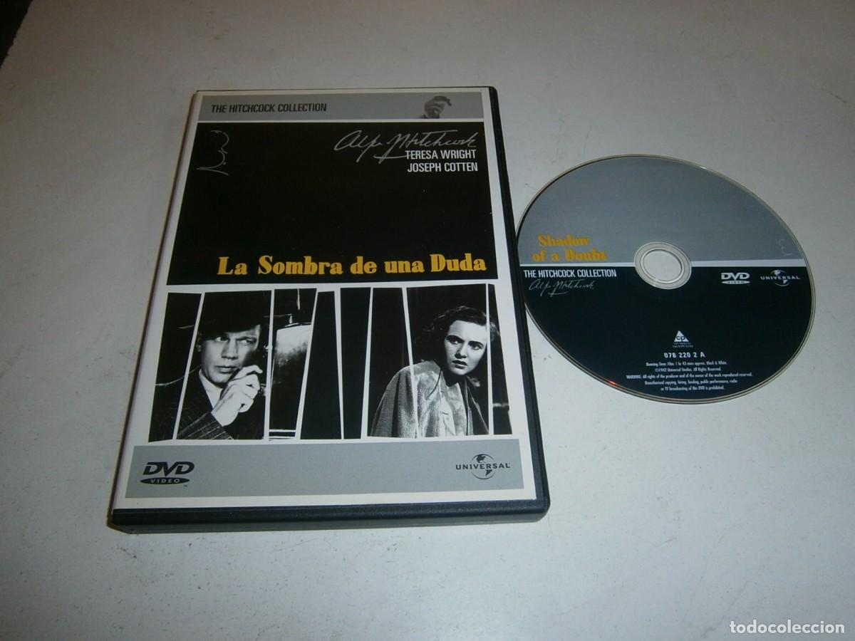 Cine: LA SOMBRA DE UNA DUDA DVD TERESA WRIGHT JOSEPH COTTEN ALFRED HITCHCOCK