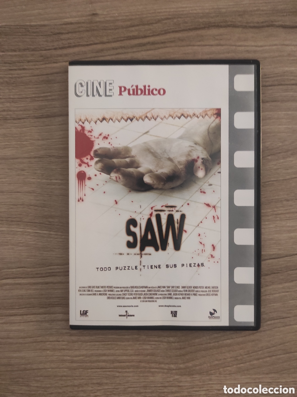 Cinema: ~ DVD PEL&Iacute;CULA SAW, COLECCI&Oacute;N CINE P&Uacute;BLICO ~